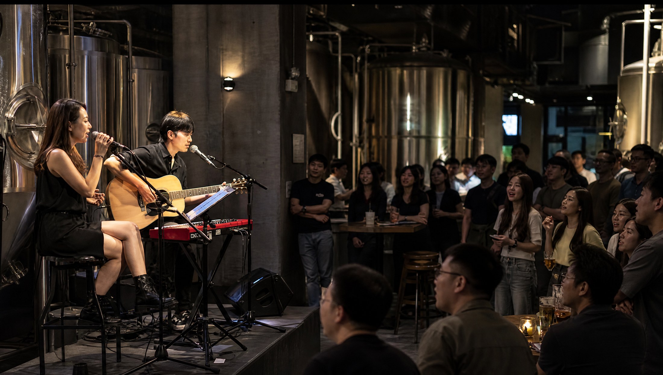 双人Live现场概念示意